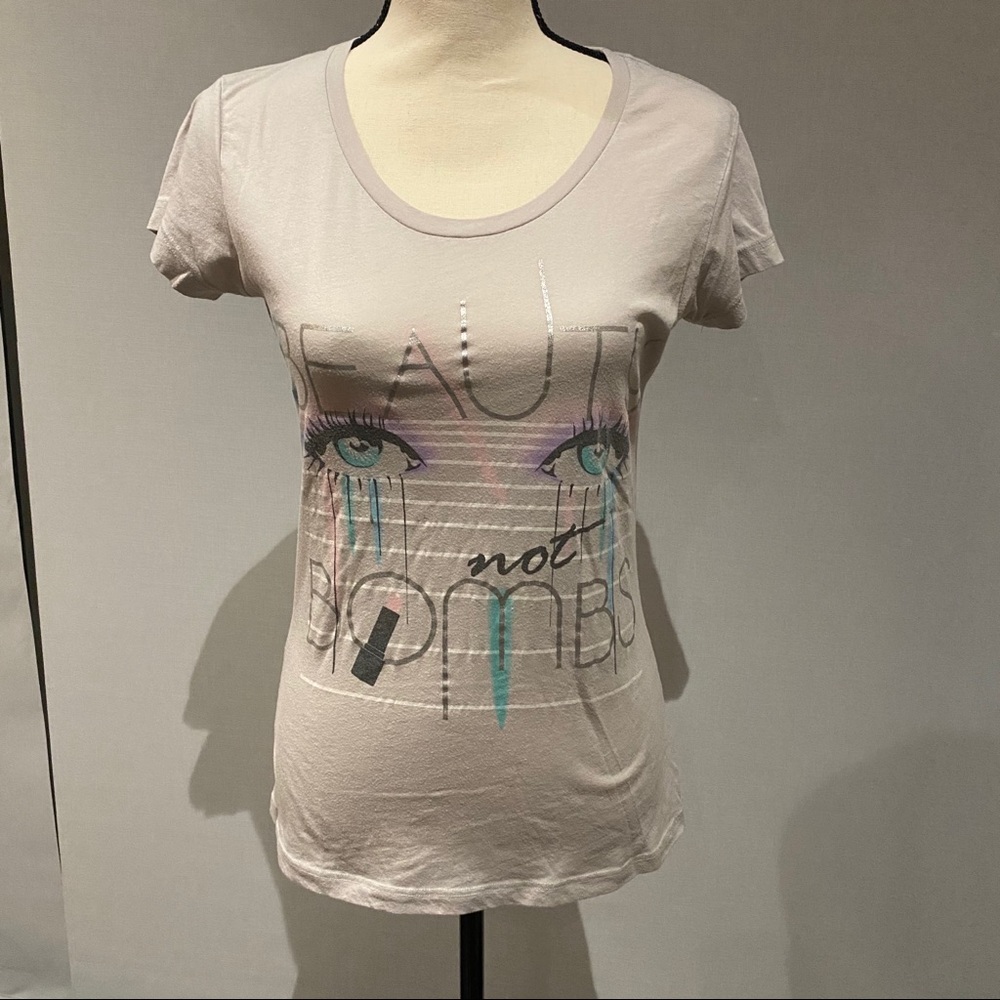 Beauty Not Bombs T-Shirt - Fitted cute!